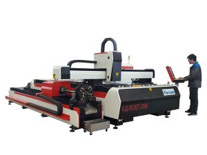 繊維レーザーの金属の打抜き機500w 800w 1kw 800mm / sの操作速度