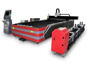 囲まれたタイプCNC繊維レーザーの打抜き機500with 1000wの高力
